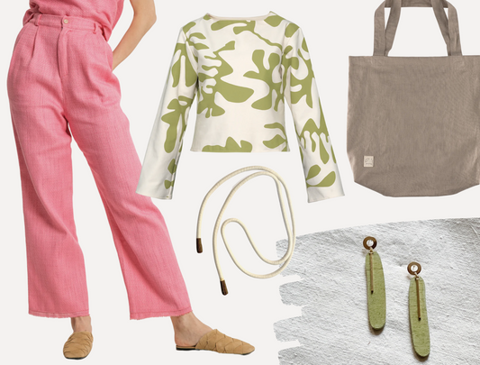 Hogyan viselj merész színeket? - 3 színes Printa look