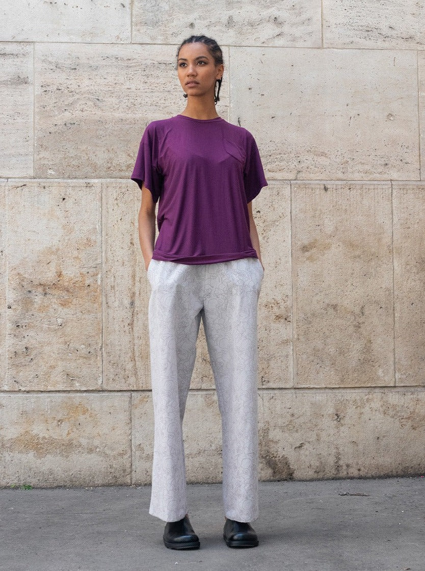 ZW purple unisex t-shirt