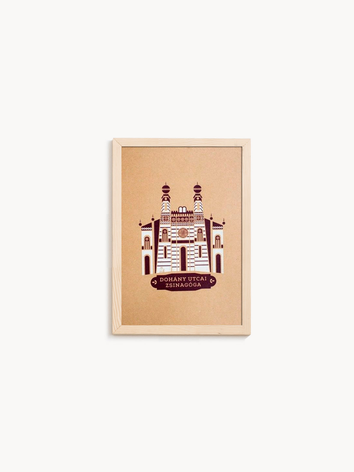 DOHÁNY STREET SYNAGOGUE brown graphic - Zita Majoros