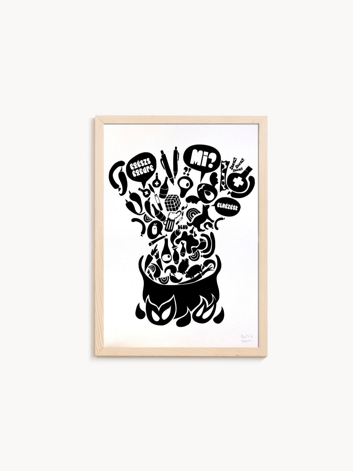 MEDIUM POT graphic - Zita Majoros