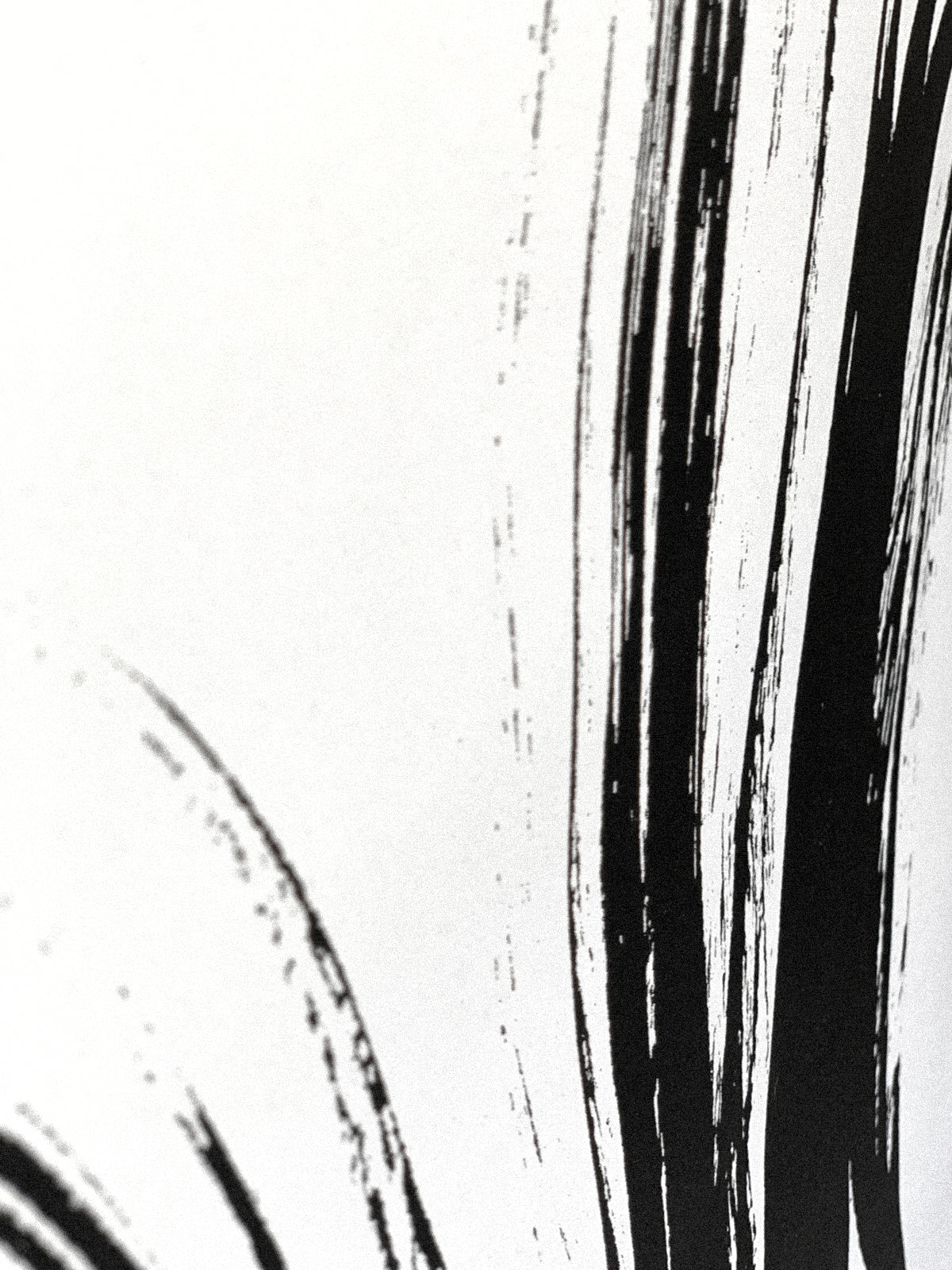BLACK BRUSH STRIKES large graphic - Zita Majoros