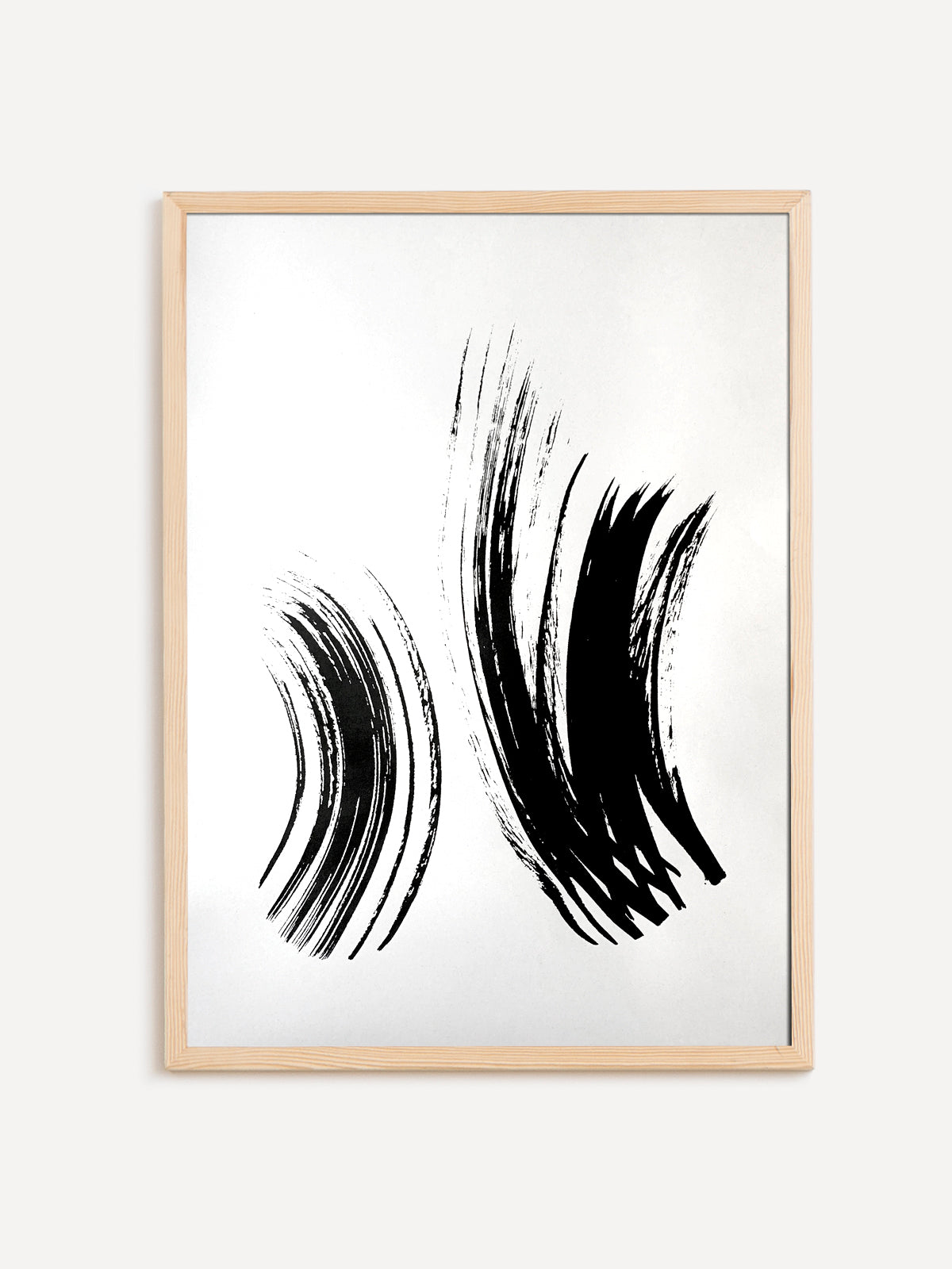 BLACK BRUSH STRIKES large graphic - Zita Majoros