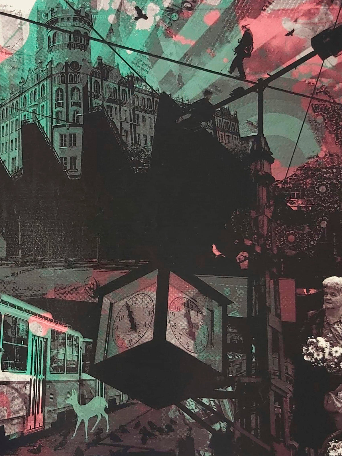 BUDAPEST AVANTGARDE 5 grafika B1 - Szabó-Lencz Péter