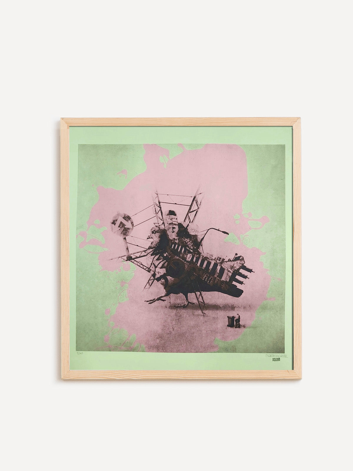 COLUMBA graphic 50x50 cm - Péter Szabó-Lencz
