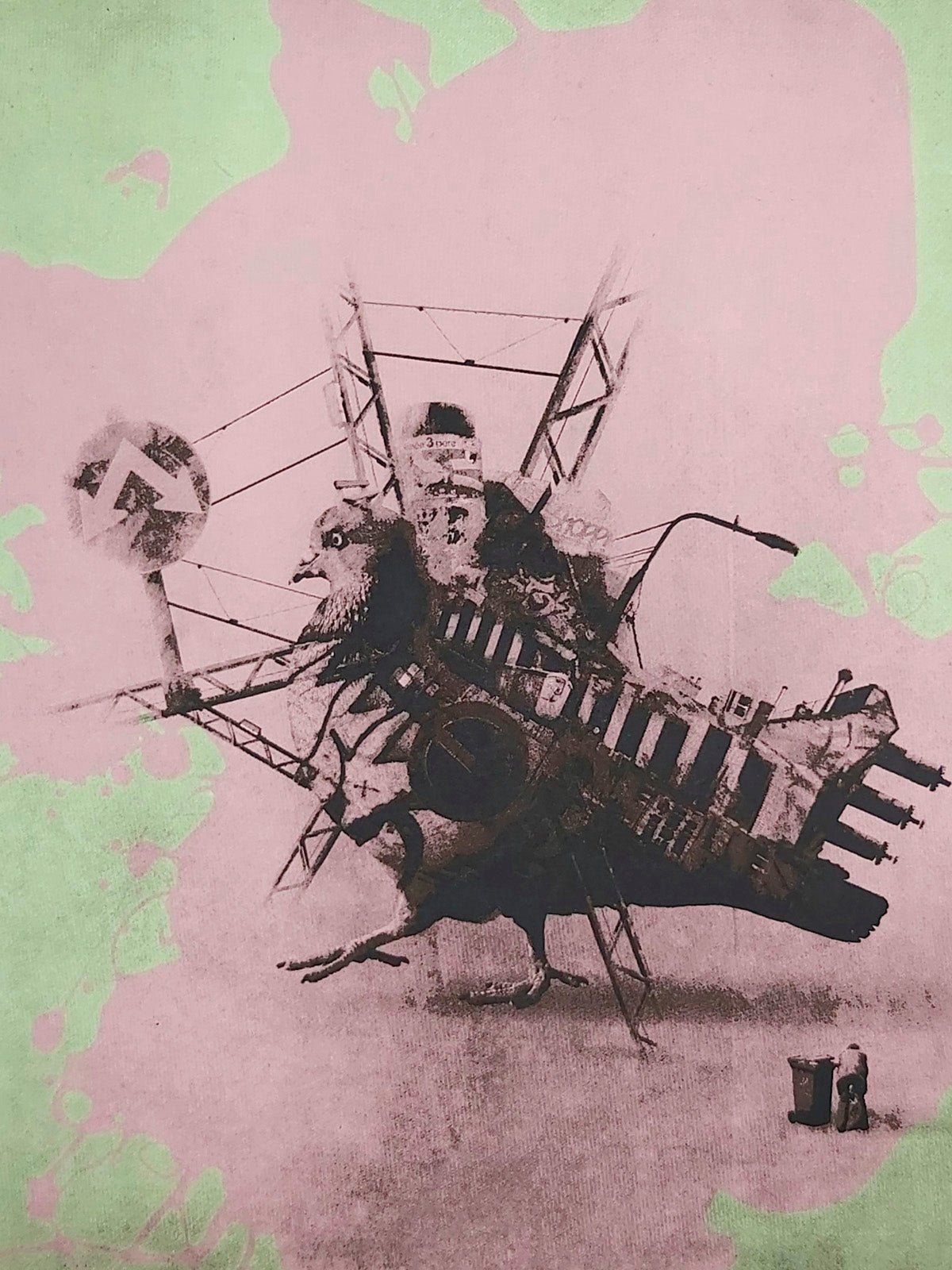 COLUMBA graphic 50x50 cm - Péter Szabó-Lencz