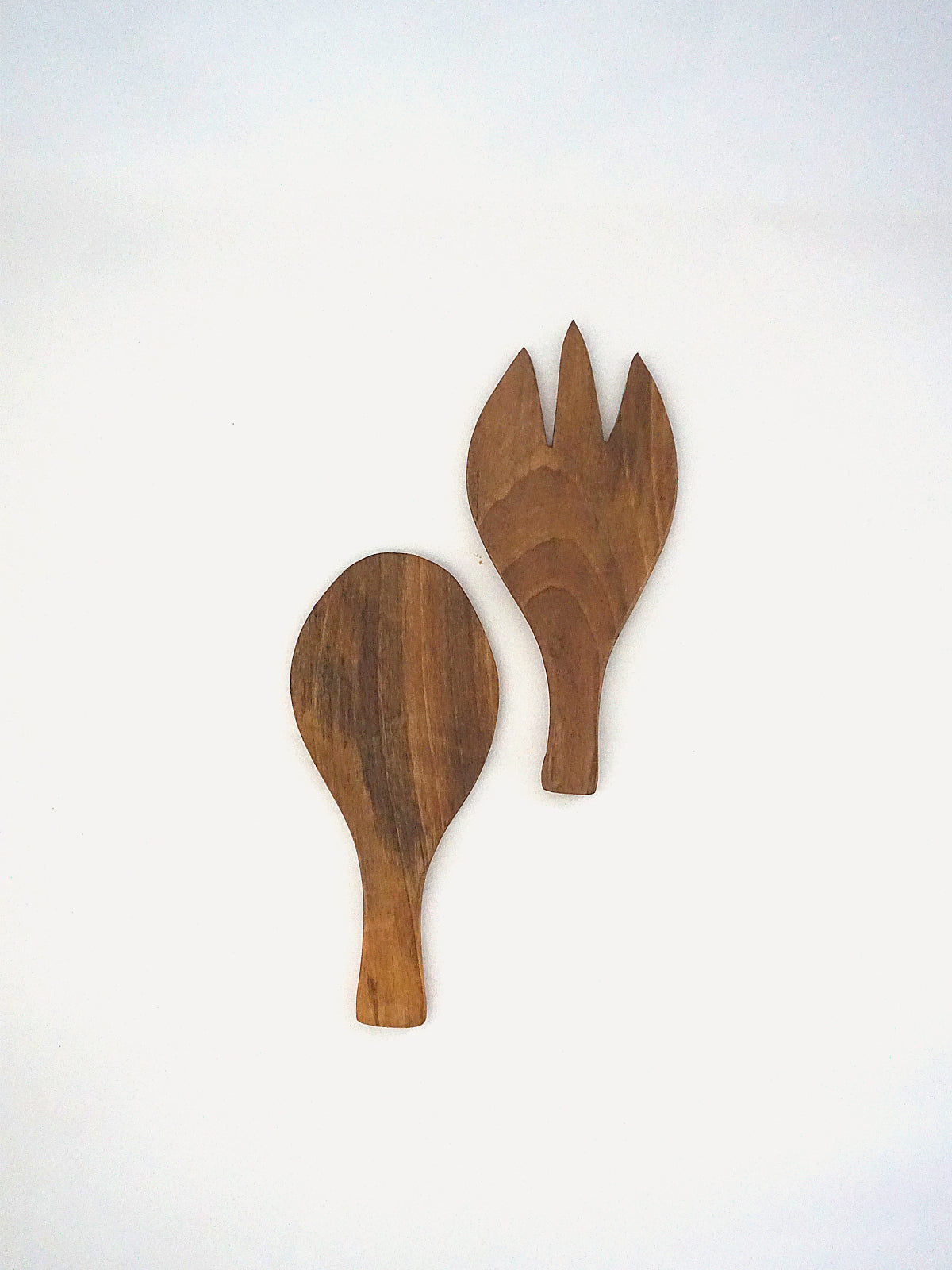 Wooden salad take-out set