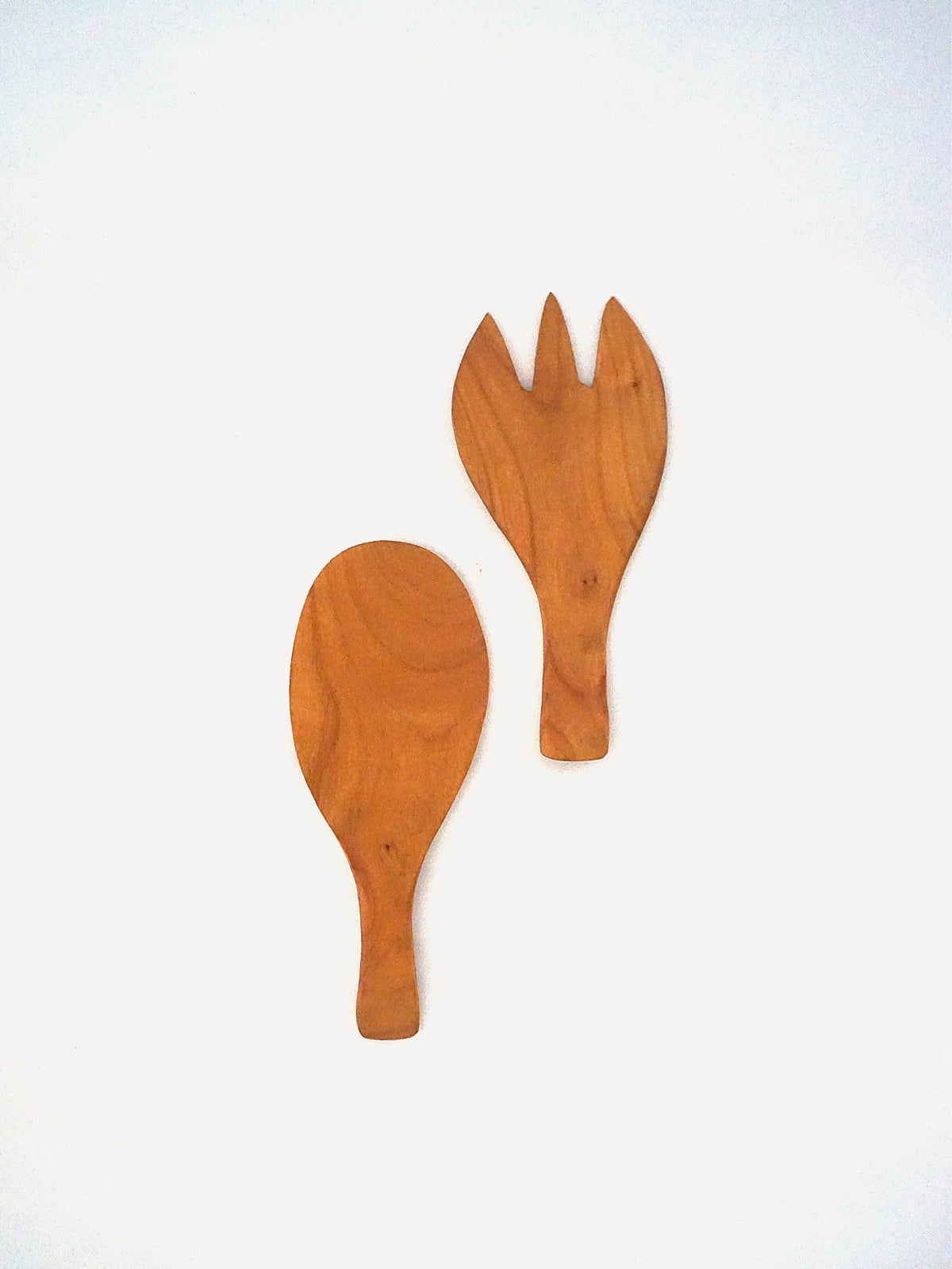 Wooden salad take-out set