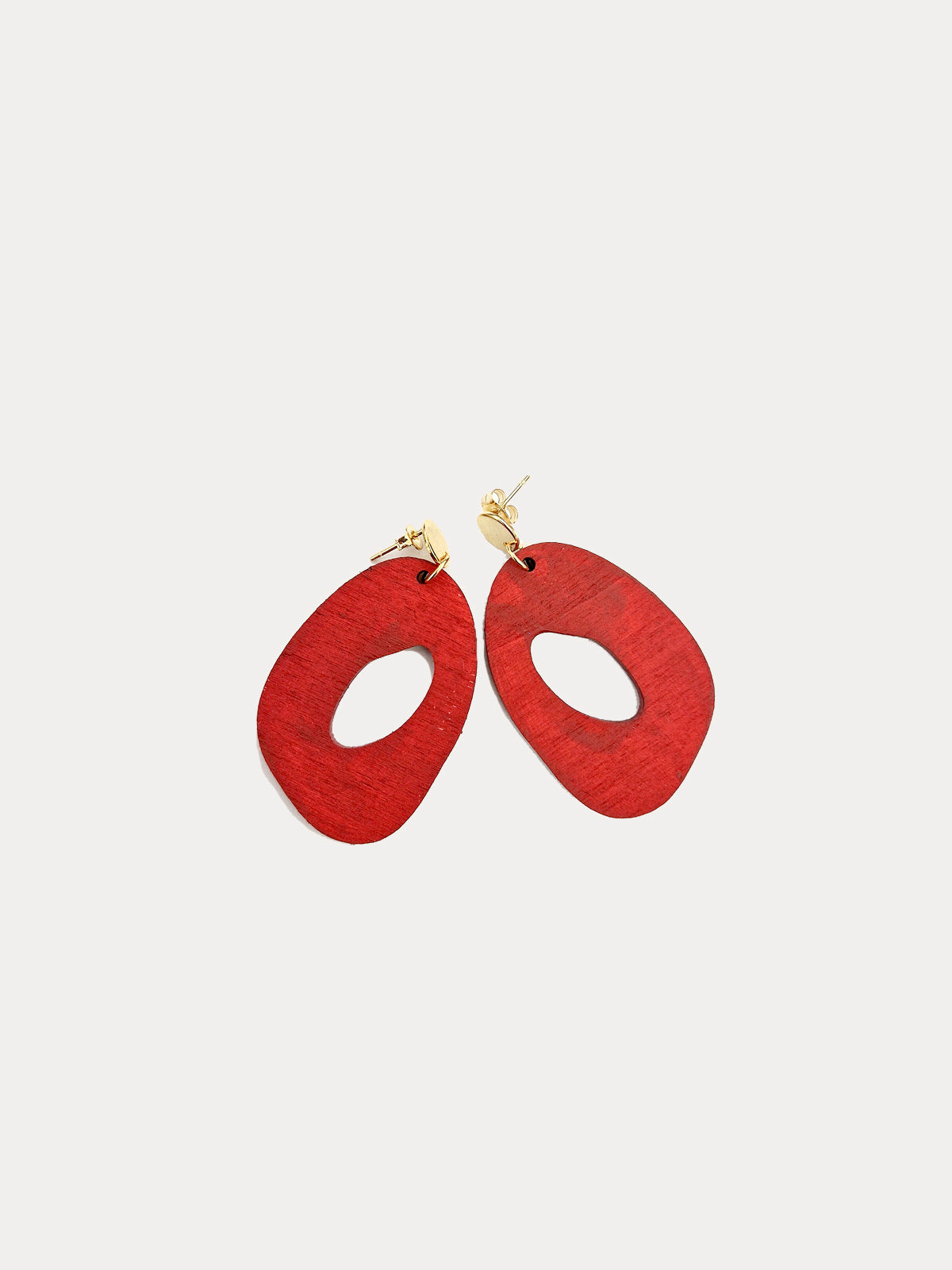 Arid burgundy earrings