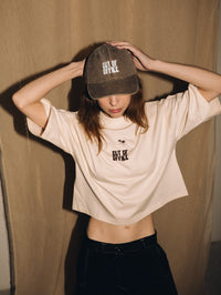 Out of Office brown baseball cap