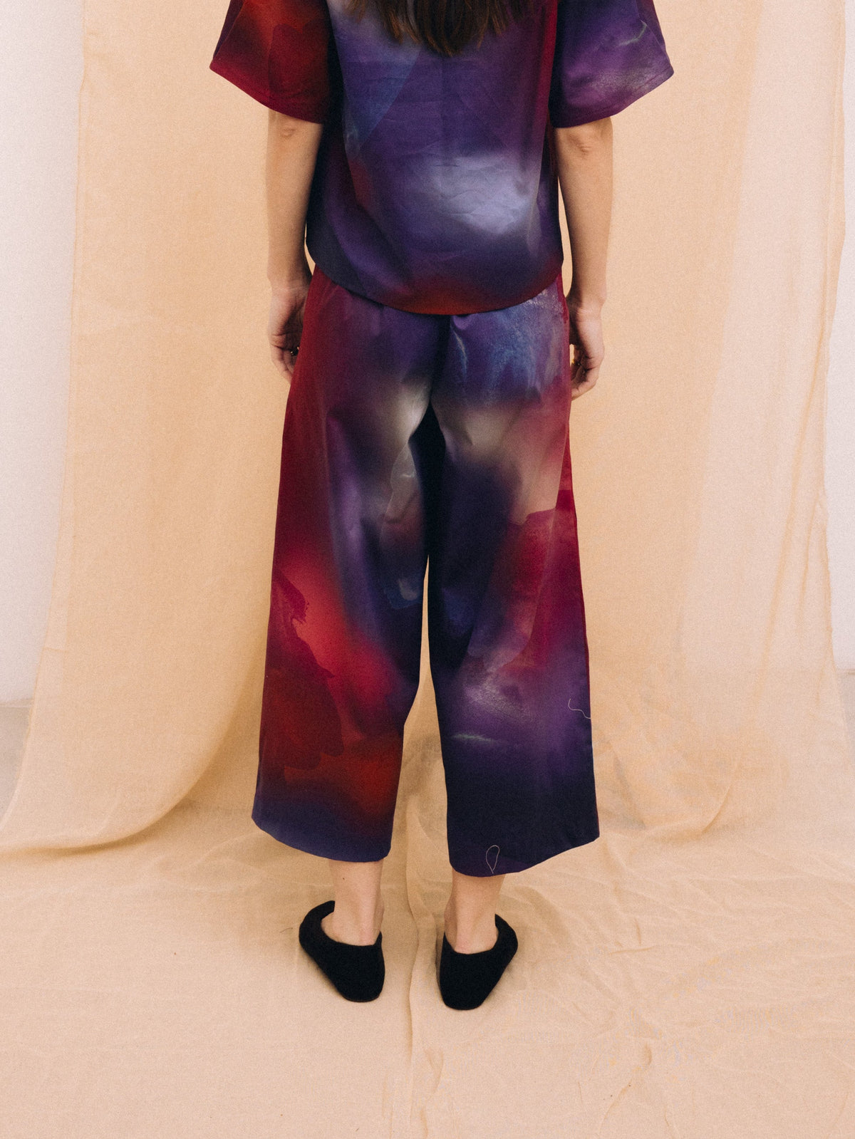 Burgundy Haze Women's Culottes