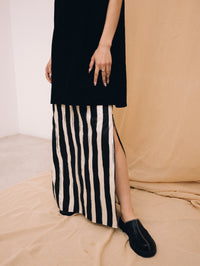 Natural black women's maxi skirt