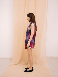 Burgundy Haze Women's Sleeveless Shirt