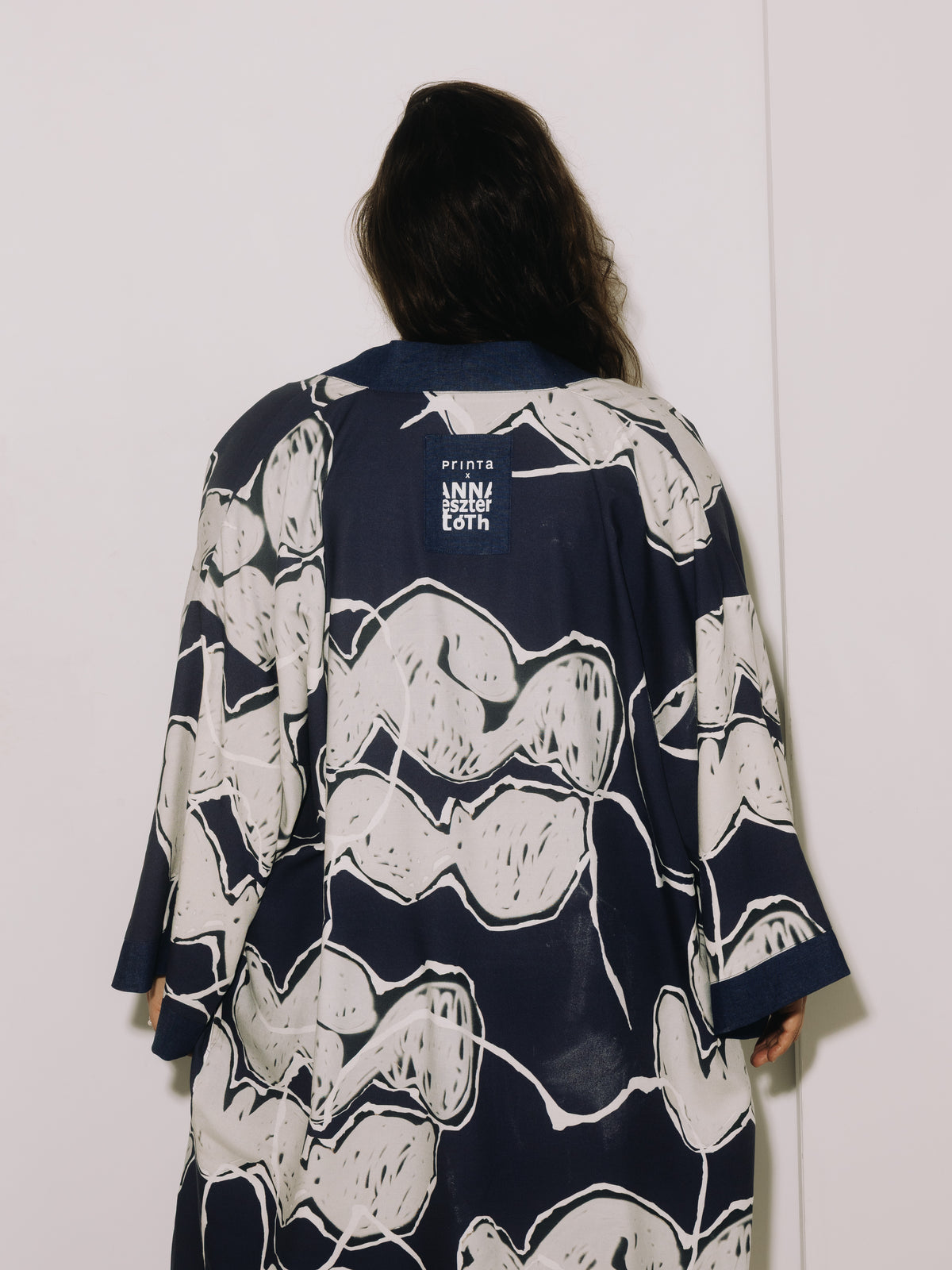 Printa x Tóth Anna Eszter kimonó