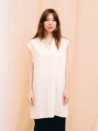 Natural linen women's tunic
