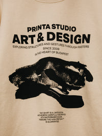 "Art and design" natúr férfi pulóver