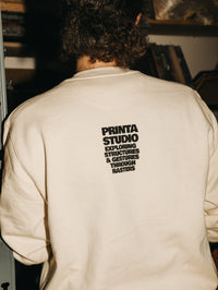 "Art and design" natúr férfi pulóver