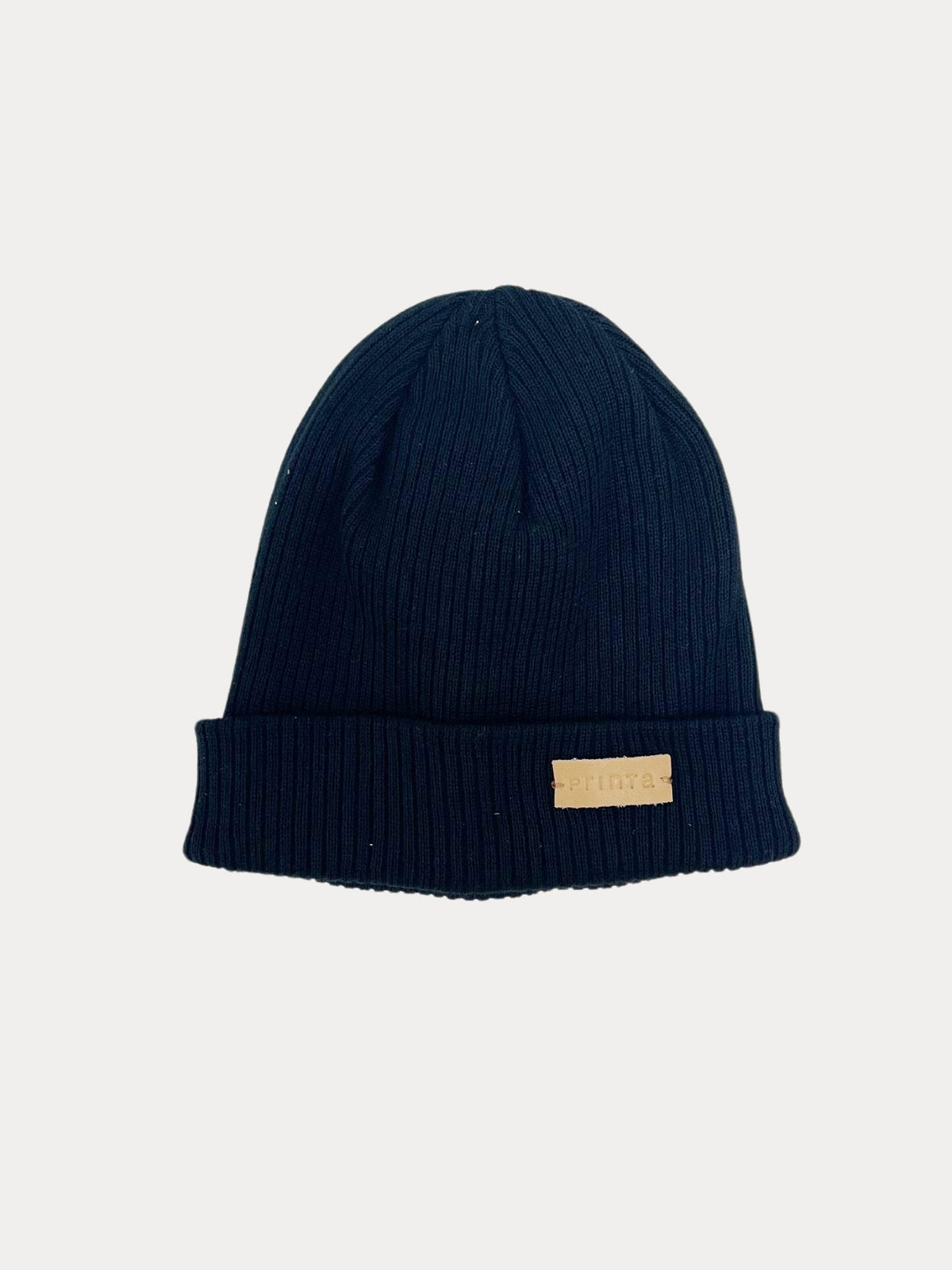 "Printa" black knitted cap