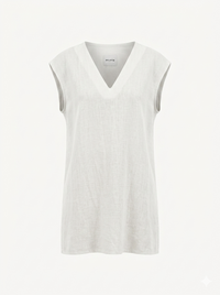 Natural linen women's tunic