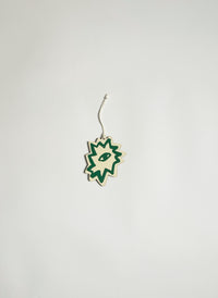 REVERIE green wooden Christmas tree decoration