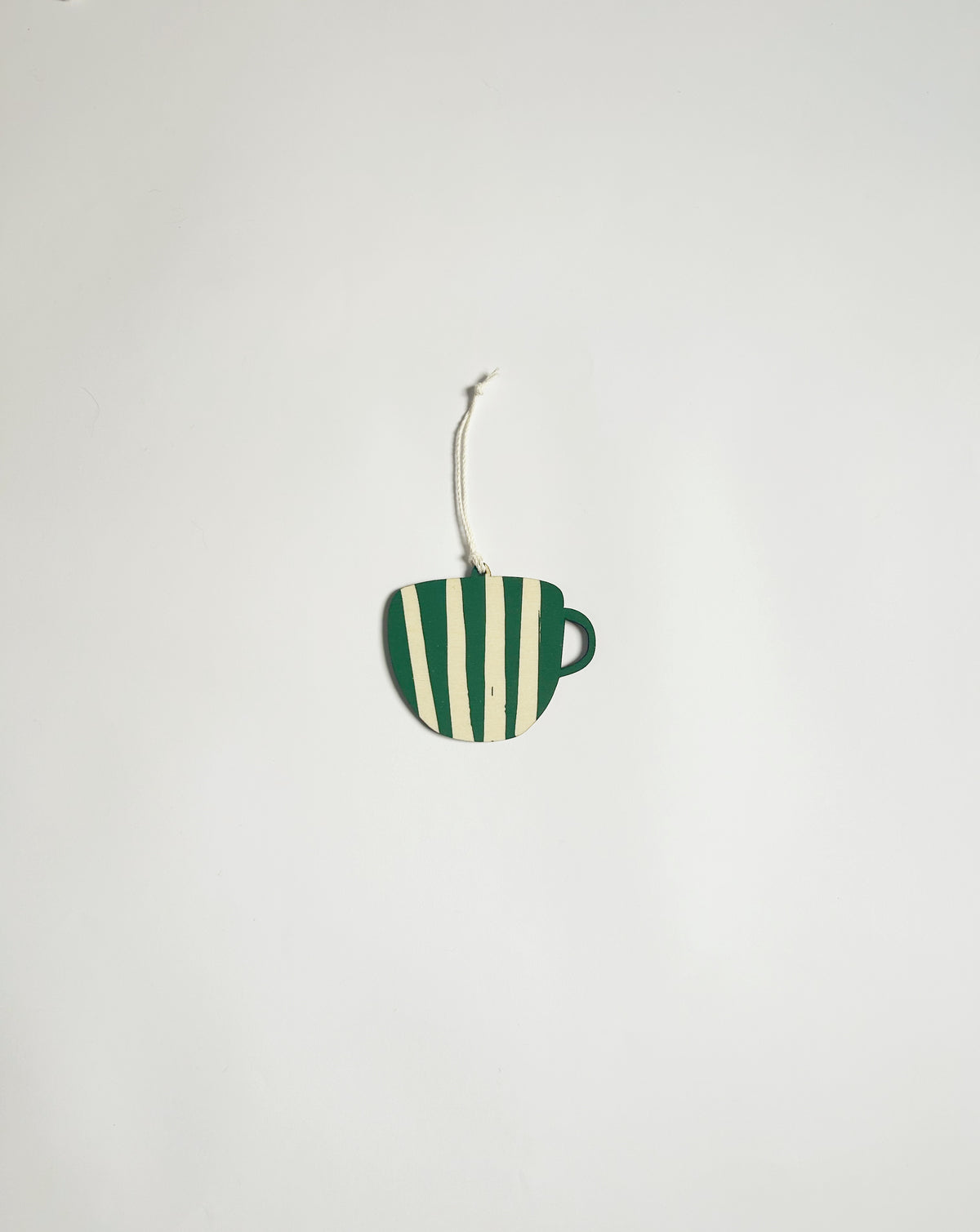 REVERIE green wooden Christmas tree decoration