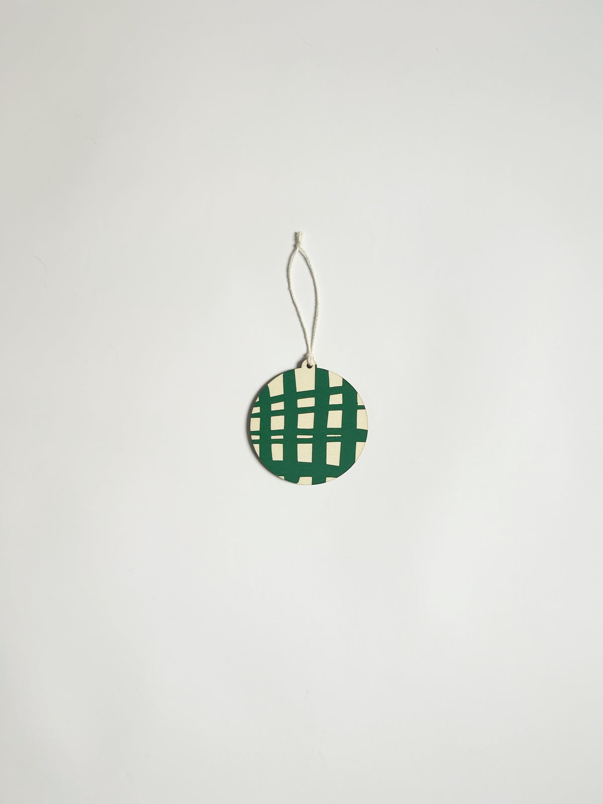 REVERIE green wooden Christmas tree decoration