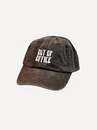 Out of Office brown baseball cap