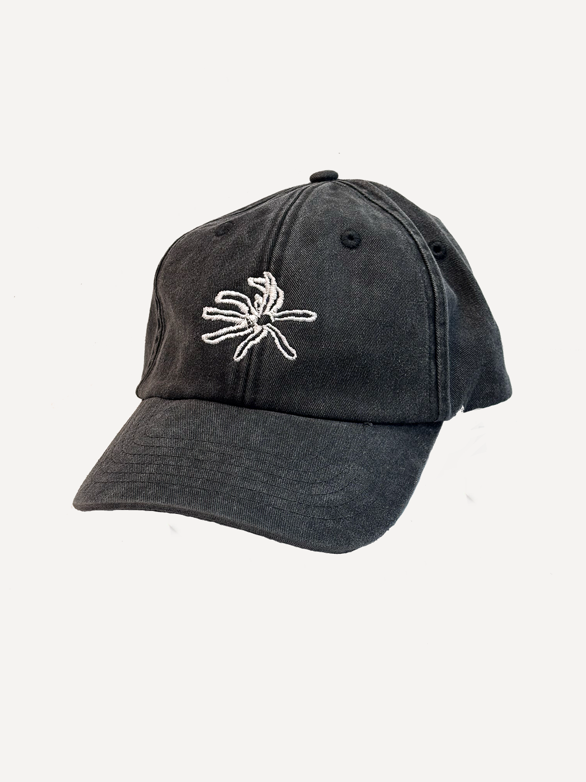 Trail of sunlight black baseball cap