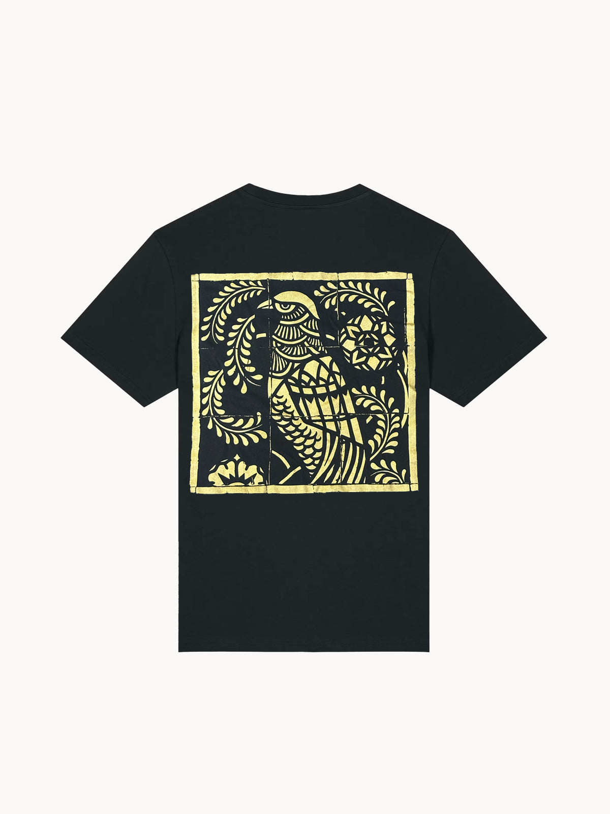 Róth Miksa "arany mozaik" fekete uniszex póló