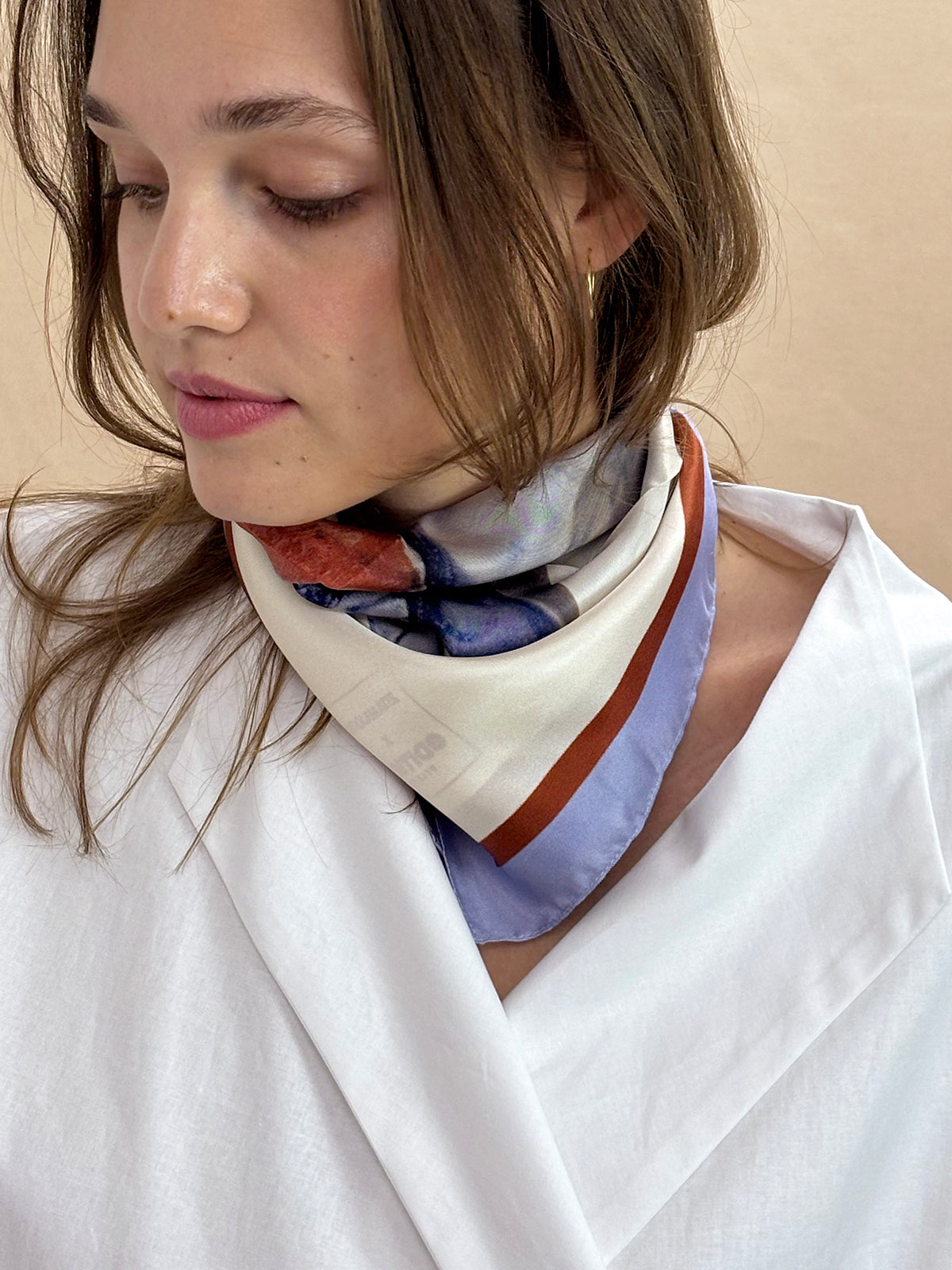 ARTSY MAXIMALIST small silk scarf