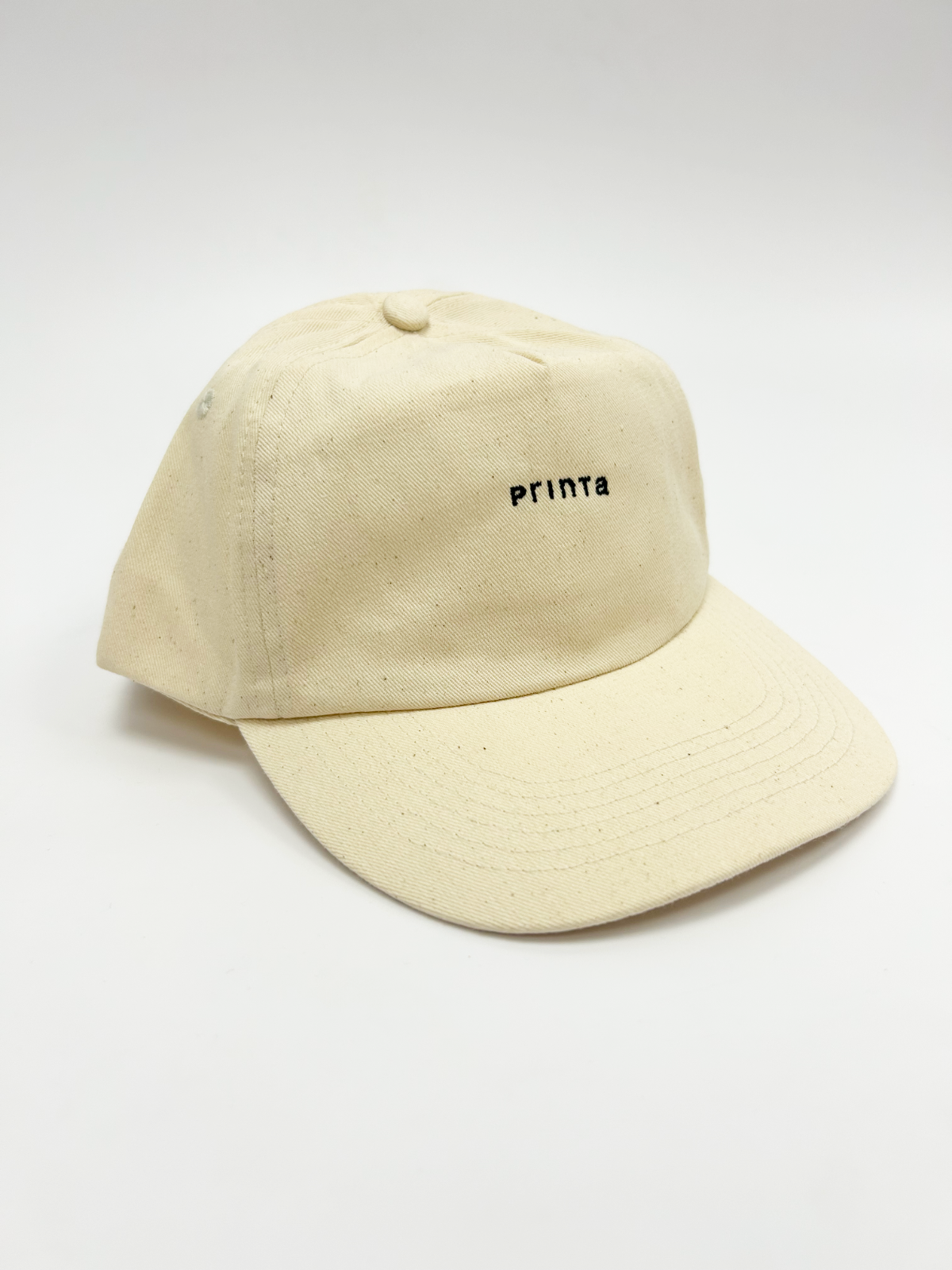 "Printa" natural embroidered baseball cap