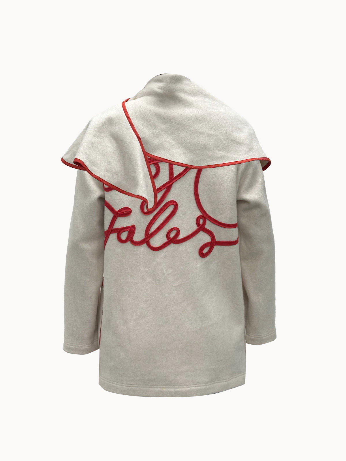 Natúr női sálas kabát