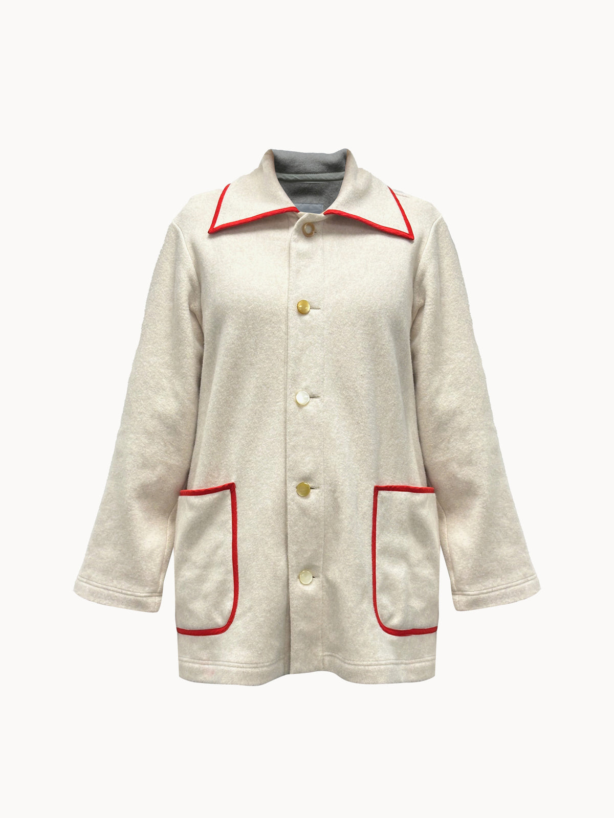 Natúr női sálas kabát