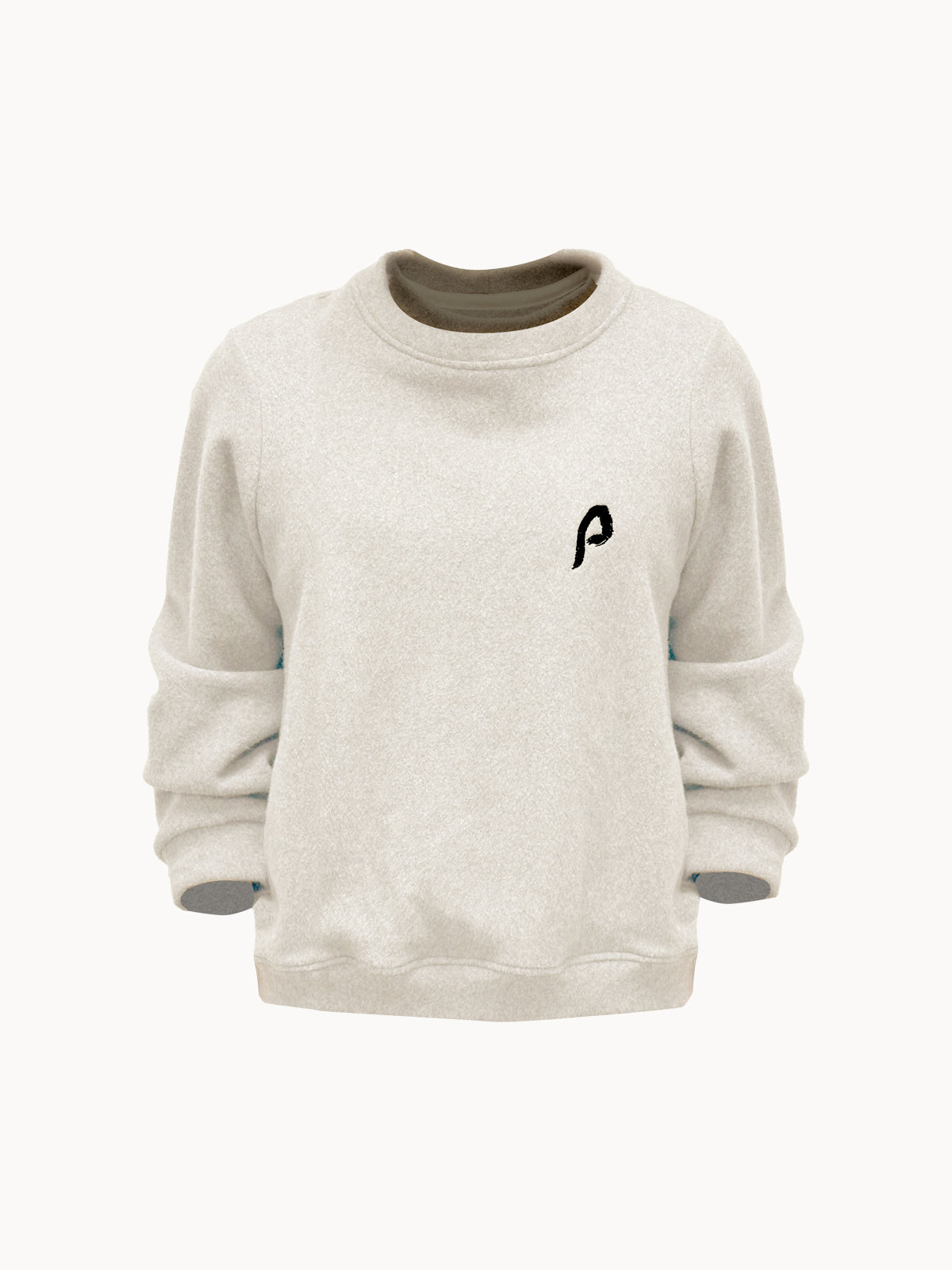 Ekrü női oversized pulóver