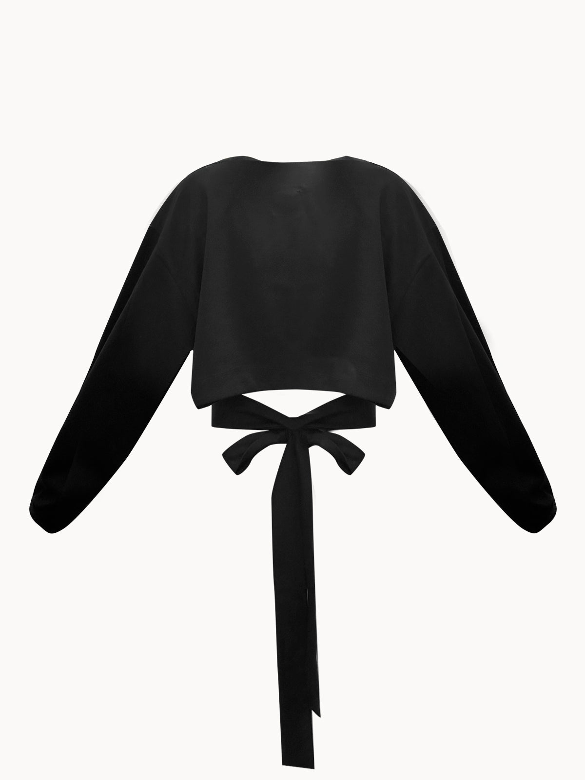 Black canvas fekete megkötős női pulóver