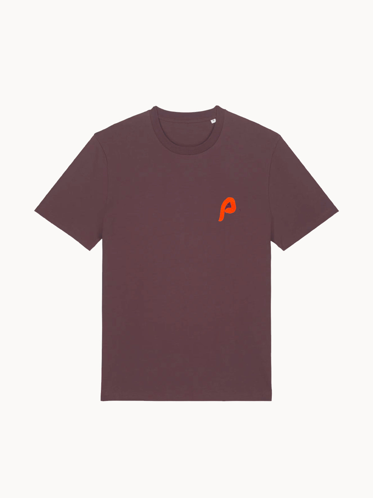 "Art and design" barna férfi póló