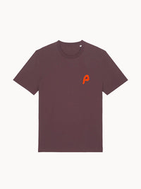 "Art and design" barna férfi póló