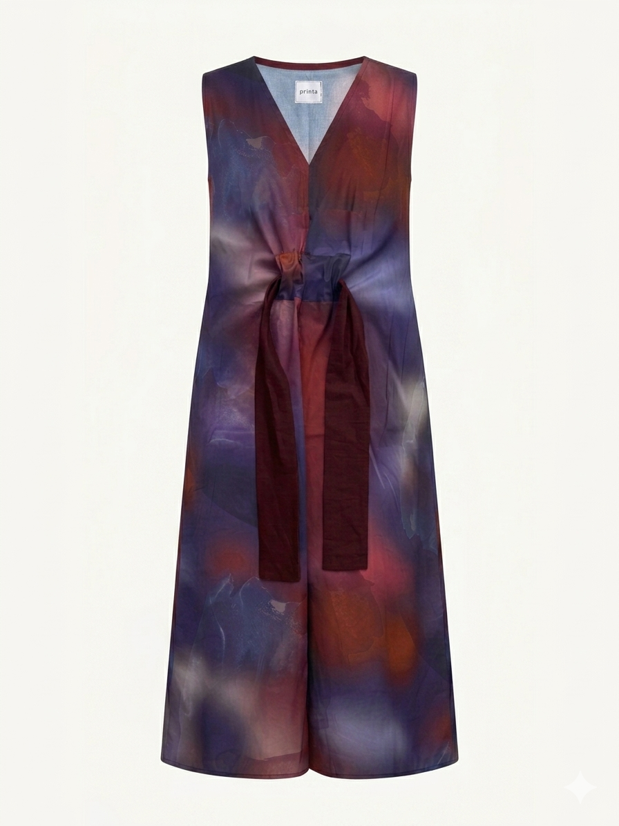 ZW burgundy haze maxi dress