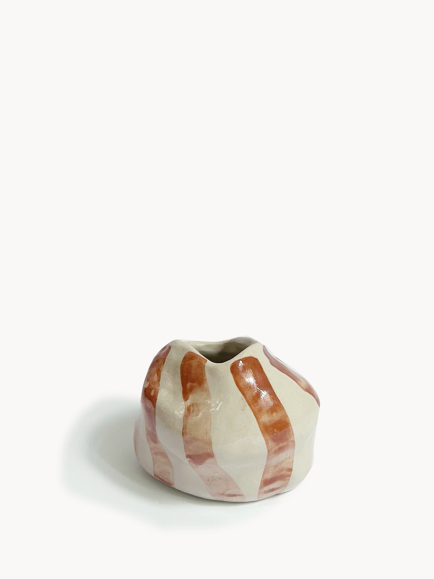 Striped small vase 3