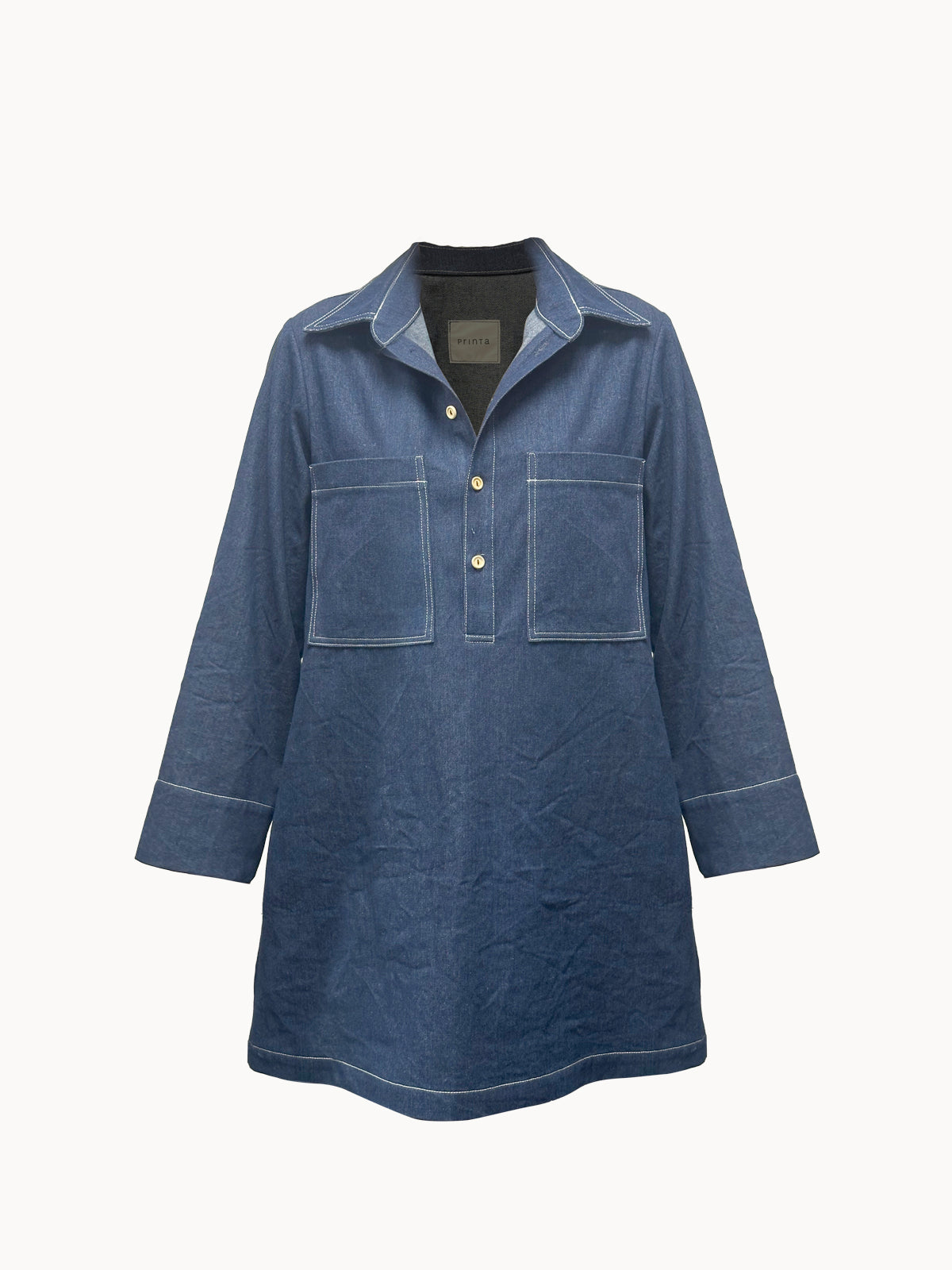 Oversized női farmer ingruha