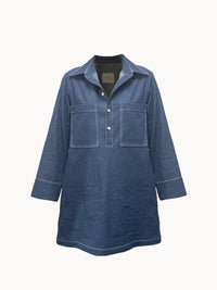 Oversized női farmer ingruha