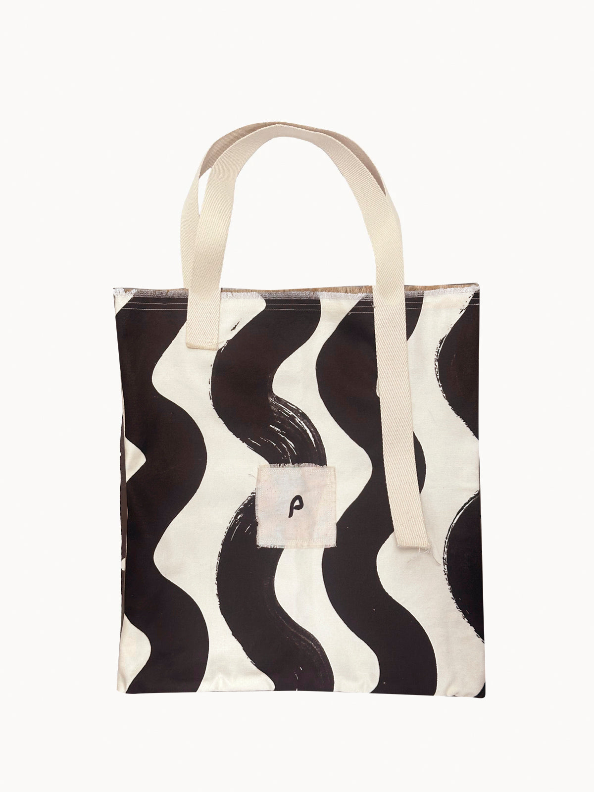 Vague immense natural-black shopper