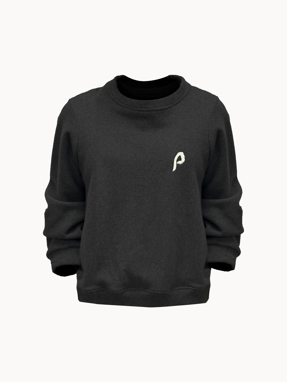 Fekete női oversized pulóver