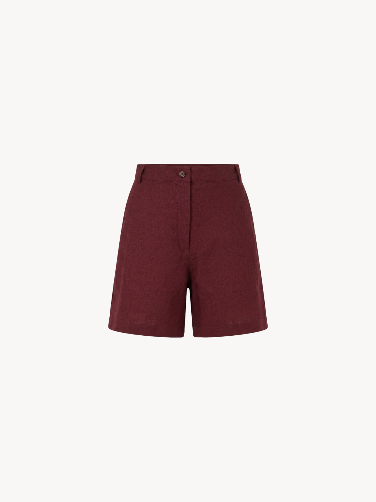 Burgundy women's shorts