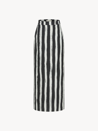 Natural black women's maxi skirt