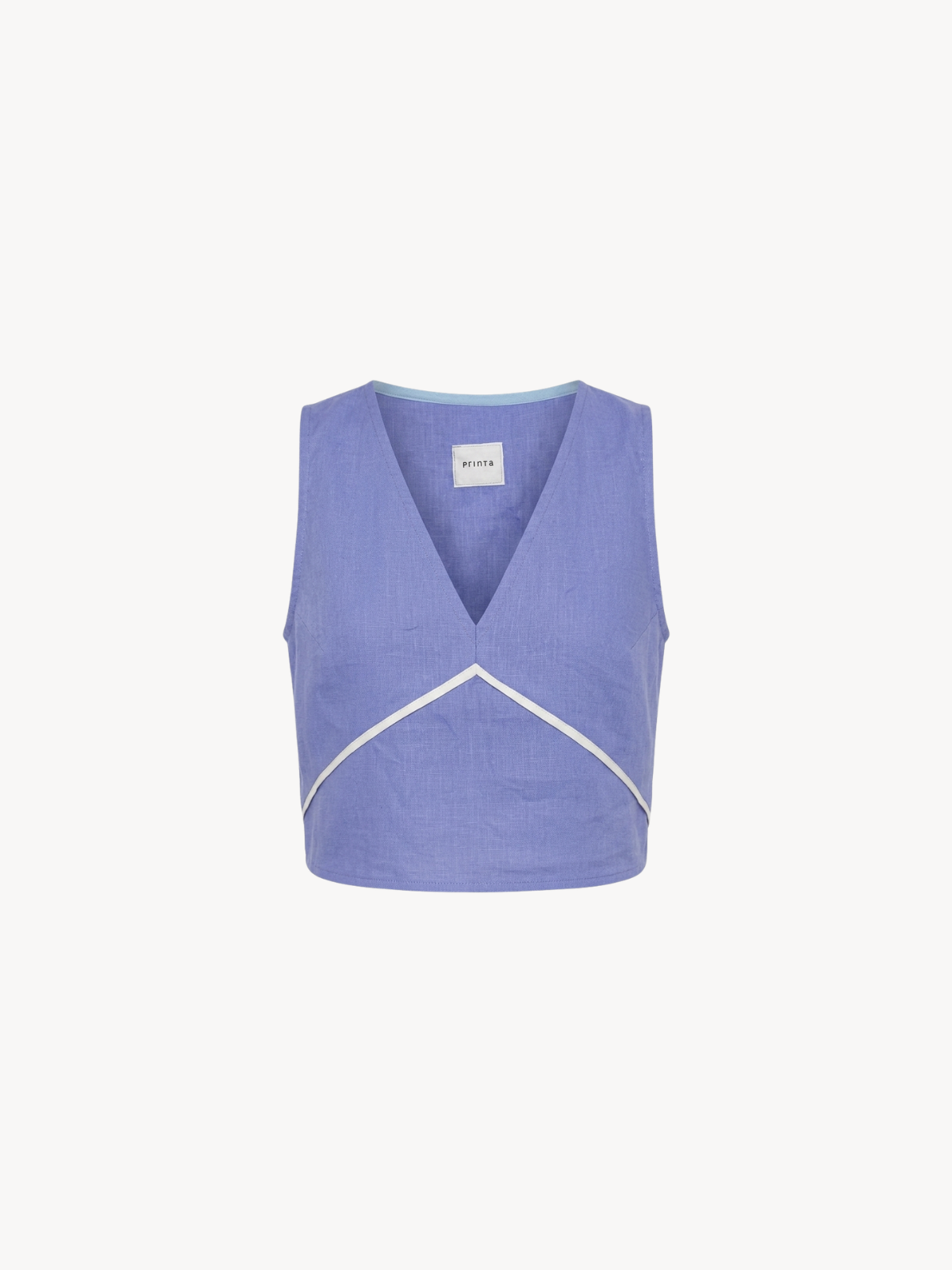 Lilac linen women's top