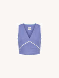 Lilac linen women's top