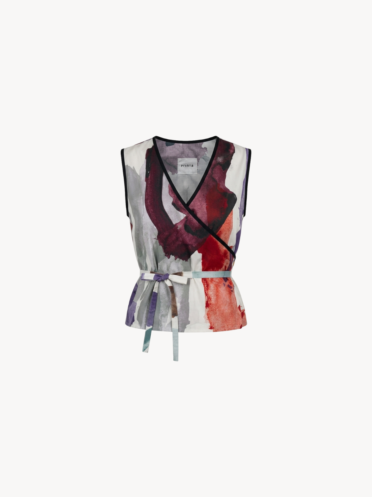 Symbols overlapping women's top