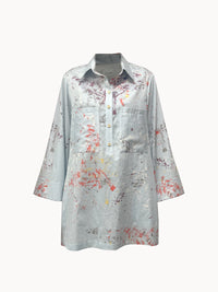 Atelier blue women's oversized shirt dress