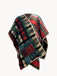 Unique blanket women's poncho