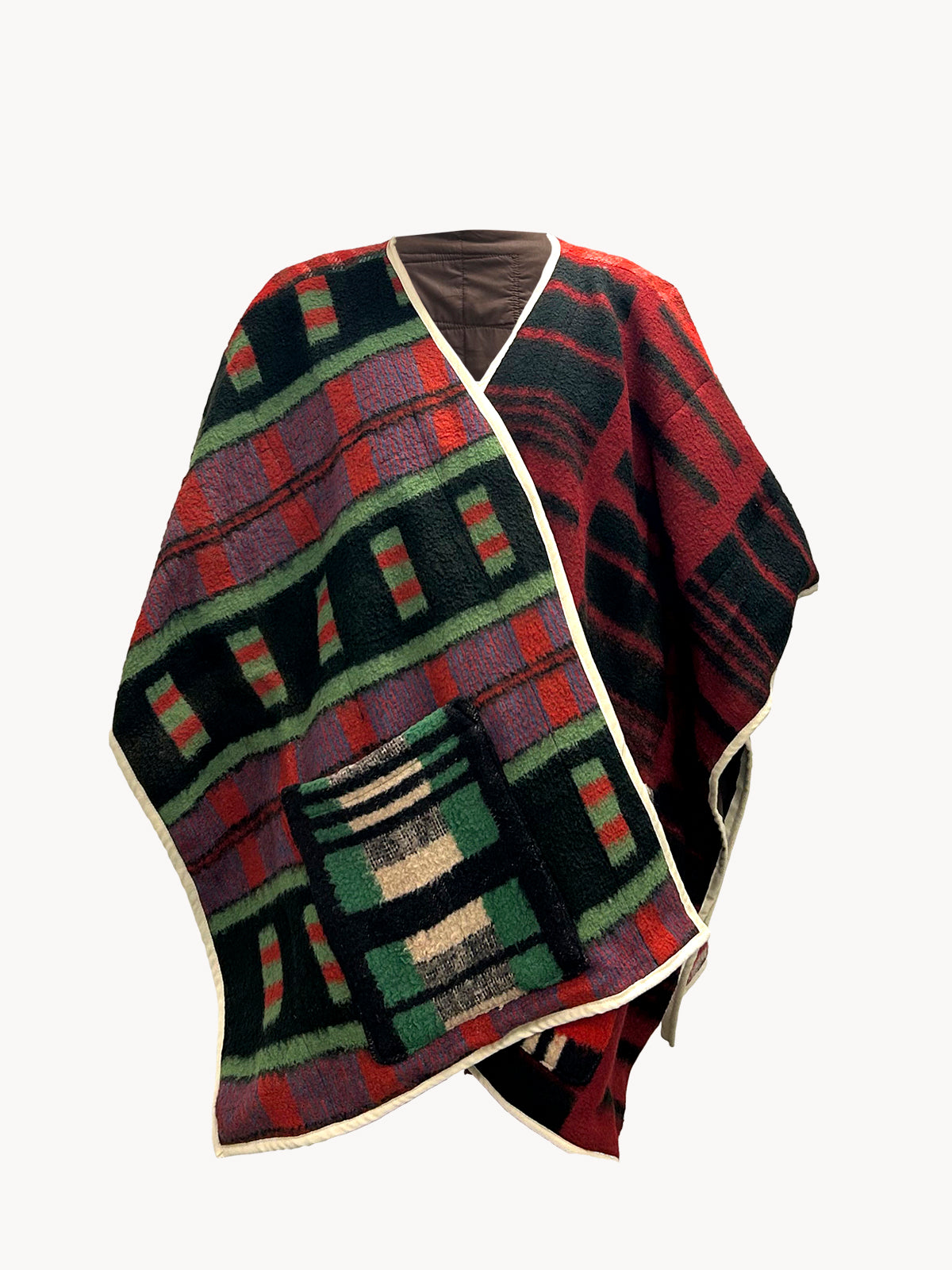 Unique blanket women's poncho